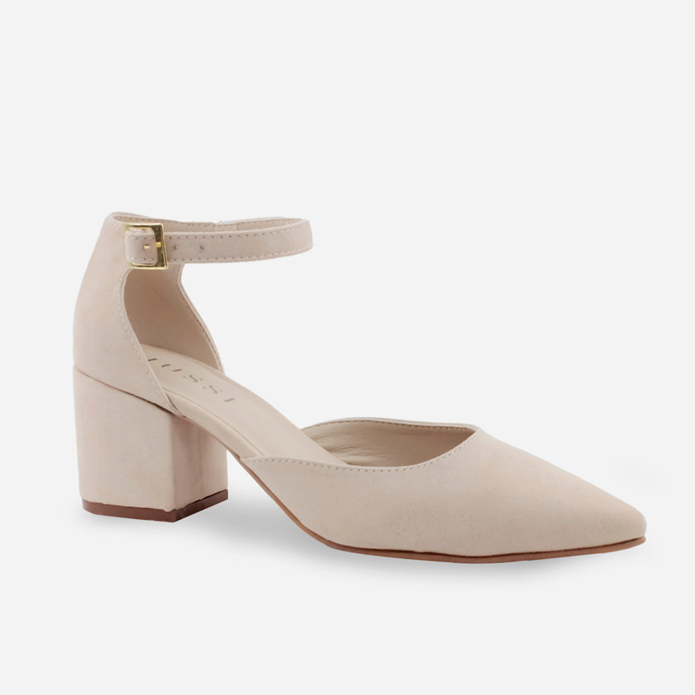 Tacones ersa de sintético para mujer - Beige