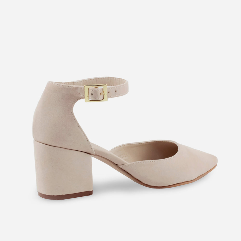 Tacones ersa de sintético para mujer - Beige