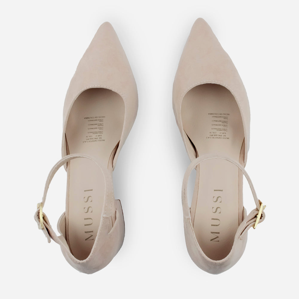 Tacones ersa de sintético para mujer - Beige