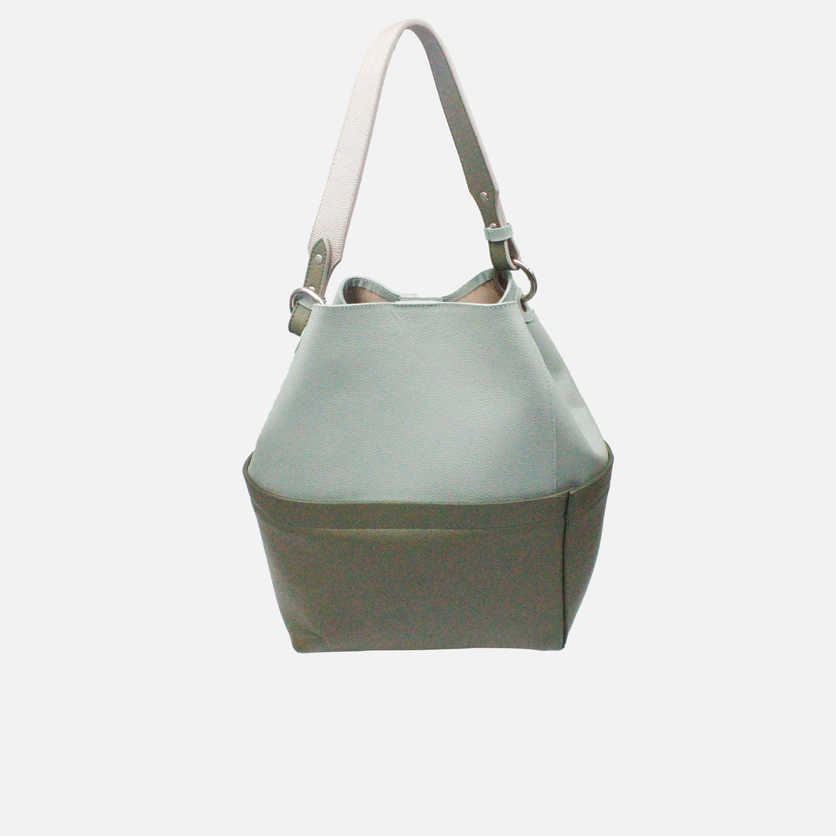 Cartera vivian de cuero para mujer - Menta