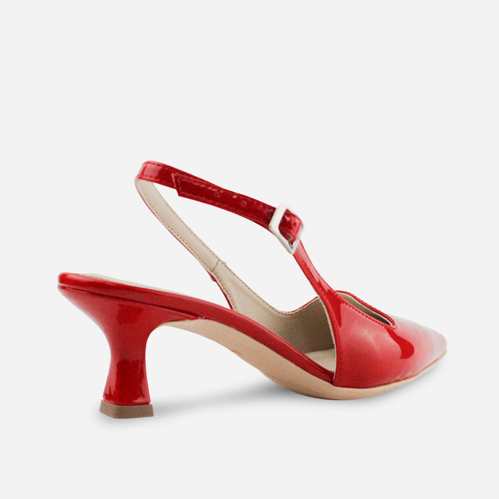 Tacones zimone de sintético para mujer - Rojo