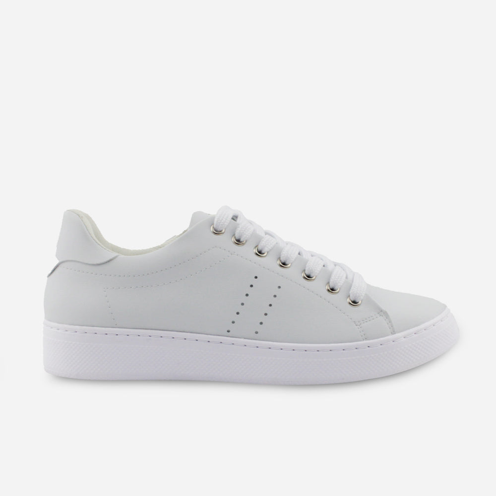 Tenis Sneakers alana de sintético para mujer - Blanco