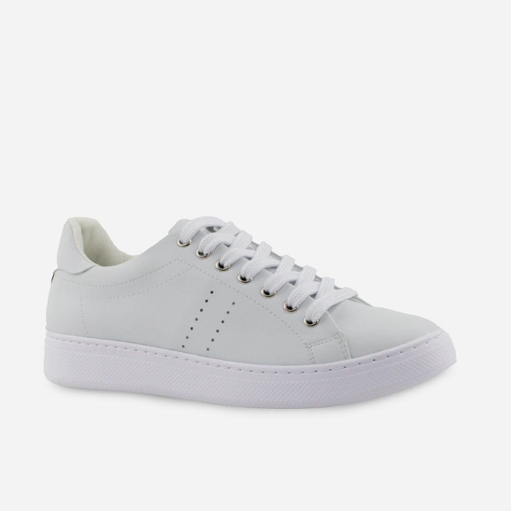 Tenis Sneakers alana de sintético para mujer - Blanco