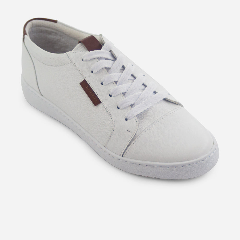 Tenis Sneakers lucinde de cuero para mujer - Blanco