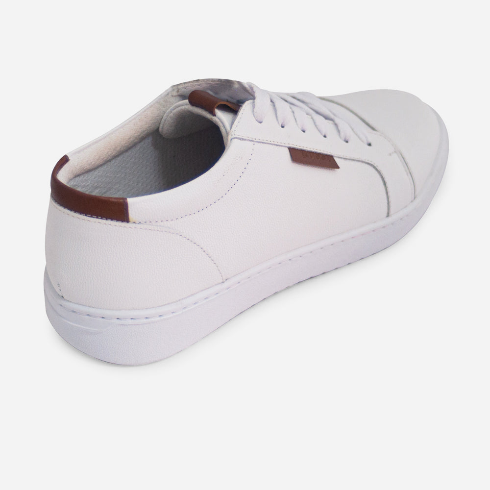 Tenis Sneakers lucinde de cuero para mujer - Blanco