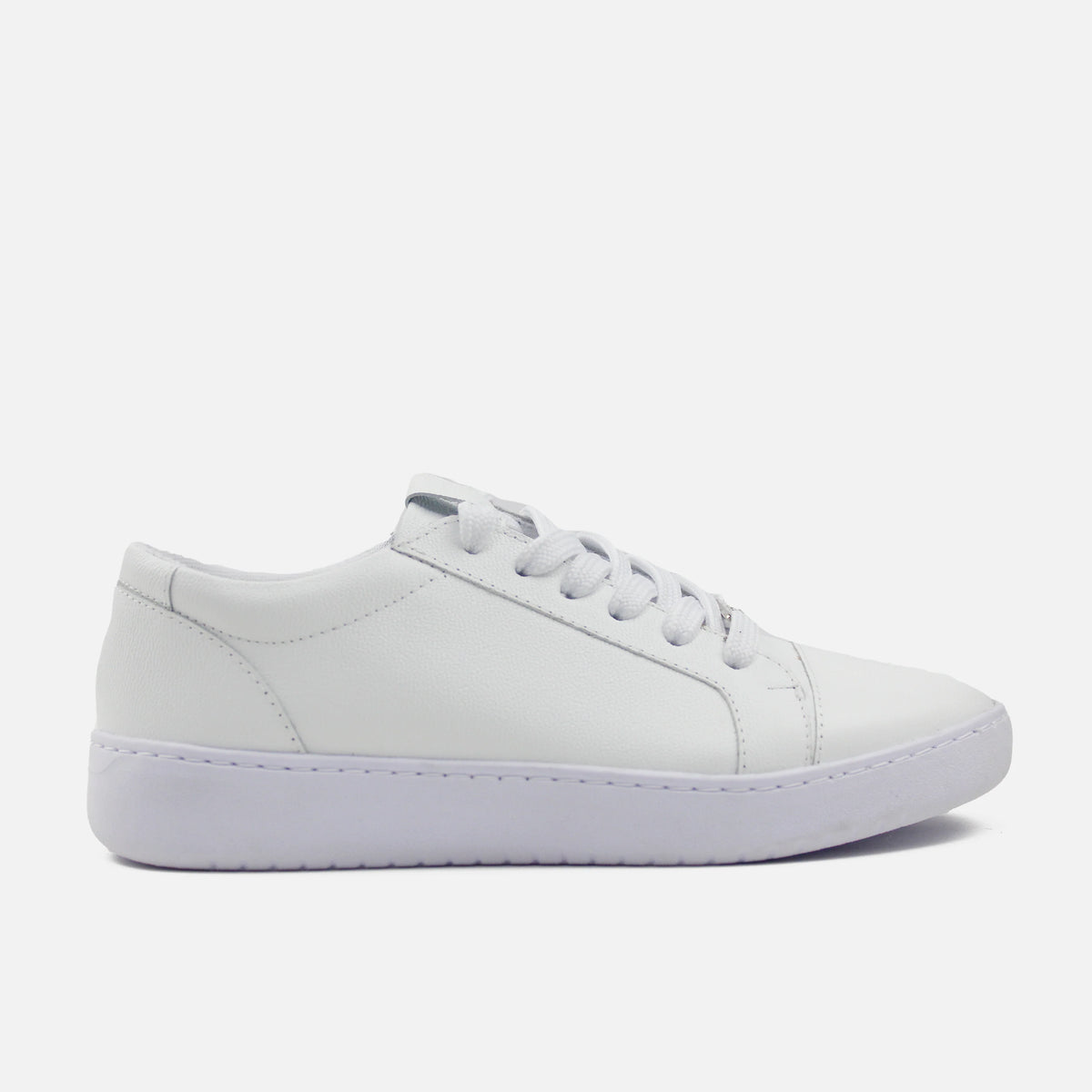 Tenis lucinde de cuero para mujer - Hueso