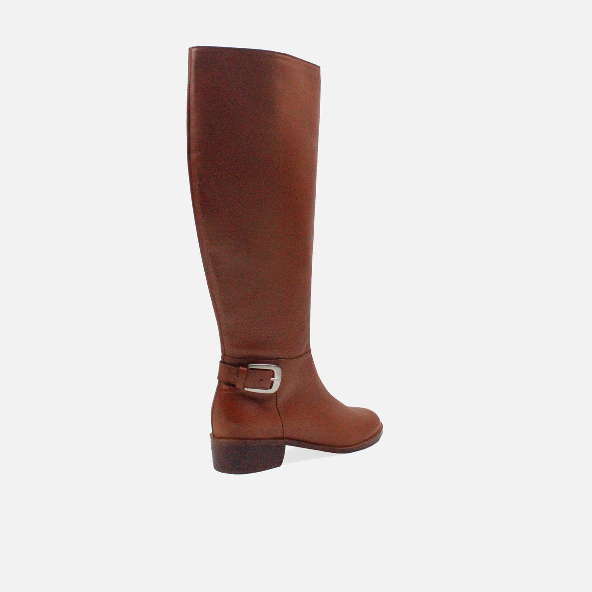 Bota plana rosabella de cuero para mujer - Miel