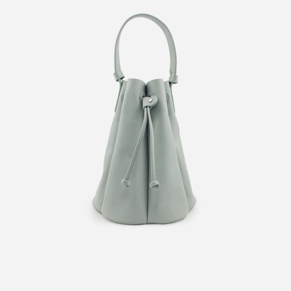 Bolso manos libres marie de cuero para mujer - Menta