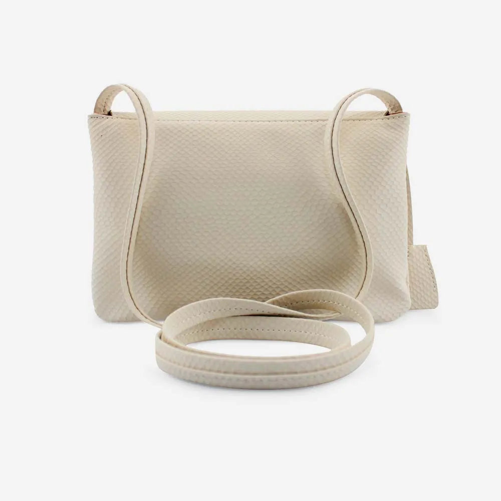 Bolso manos libres laurel de sintético para mujer - Hueso