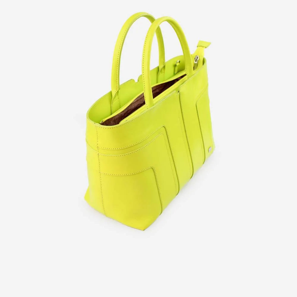 Cartera matilda de cuero para mujer - Verde