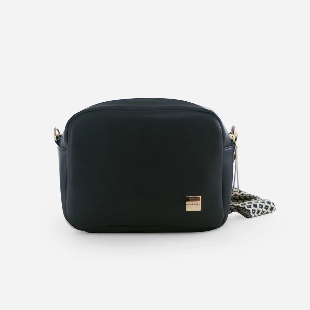 Bolso manos libres akane de sintético para mujer - Negro