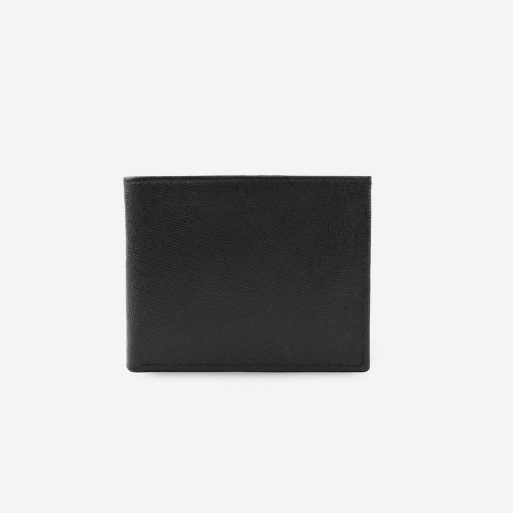 Billetera chelsea de cuero para hombre - Negro