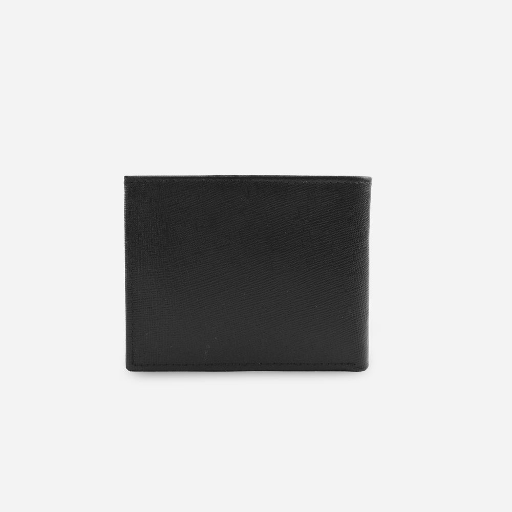 Billetera chelsea de cuero para hombre - Negro