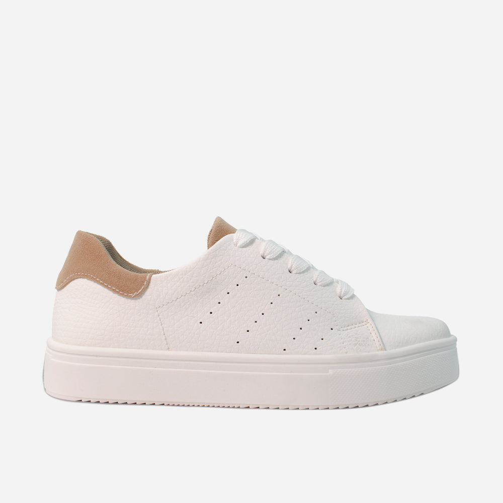 Tenis Sneakers alya de sintético para mujer - Blanco