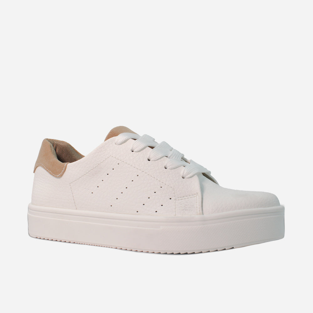 Tenis Sneakers alya de sintético para mujer - Blanco