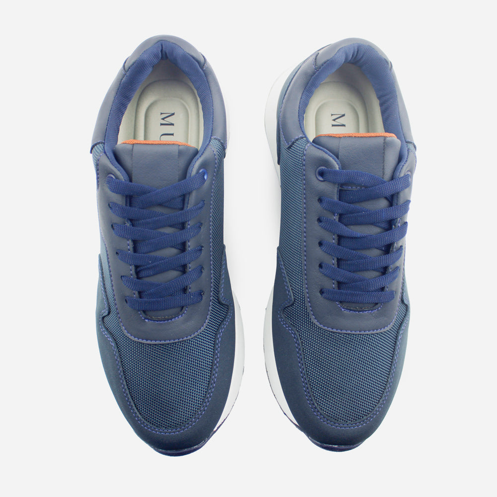 Tenis Sneakers paolo de sintético para hombre - Azul