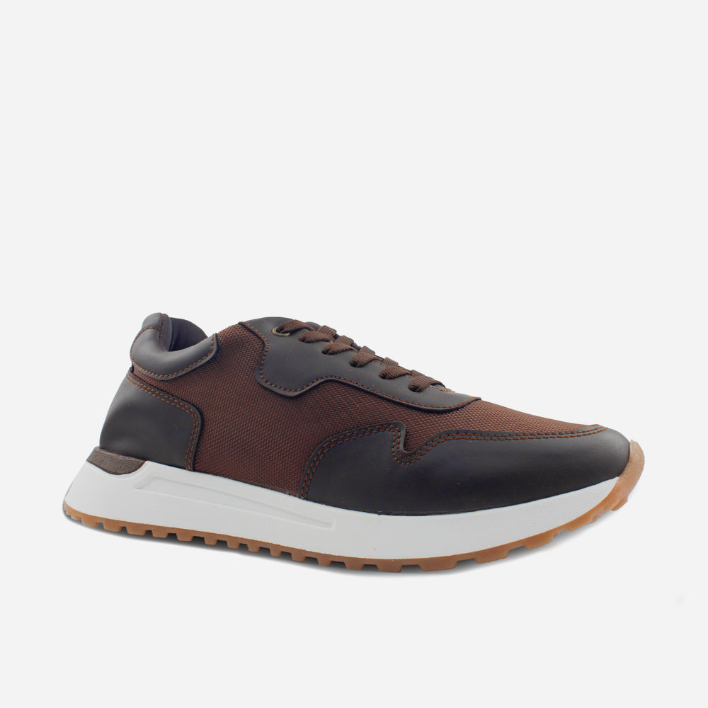 Tenis Sneakers paolo de sintético para hombre - Café