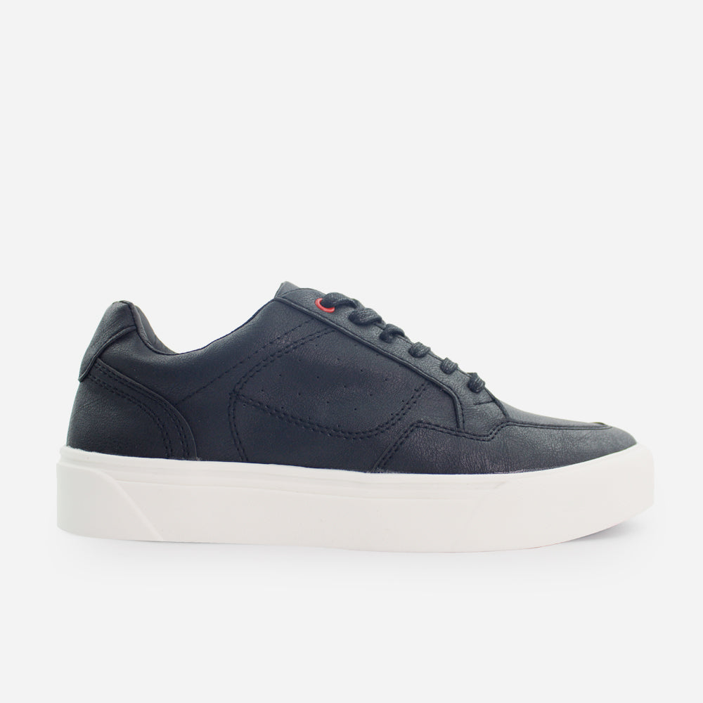 Tenis Sneakers cleo de sintético para hombre - Negro