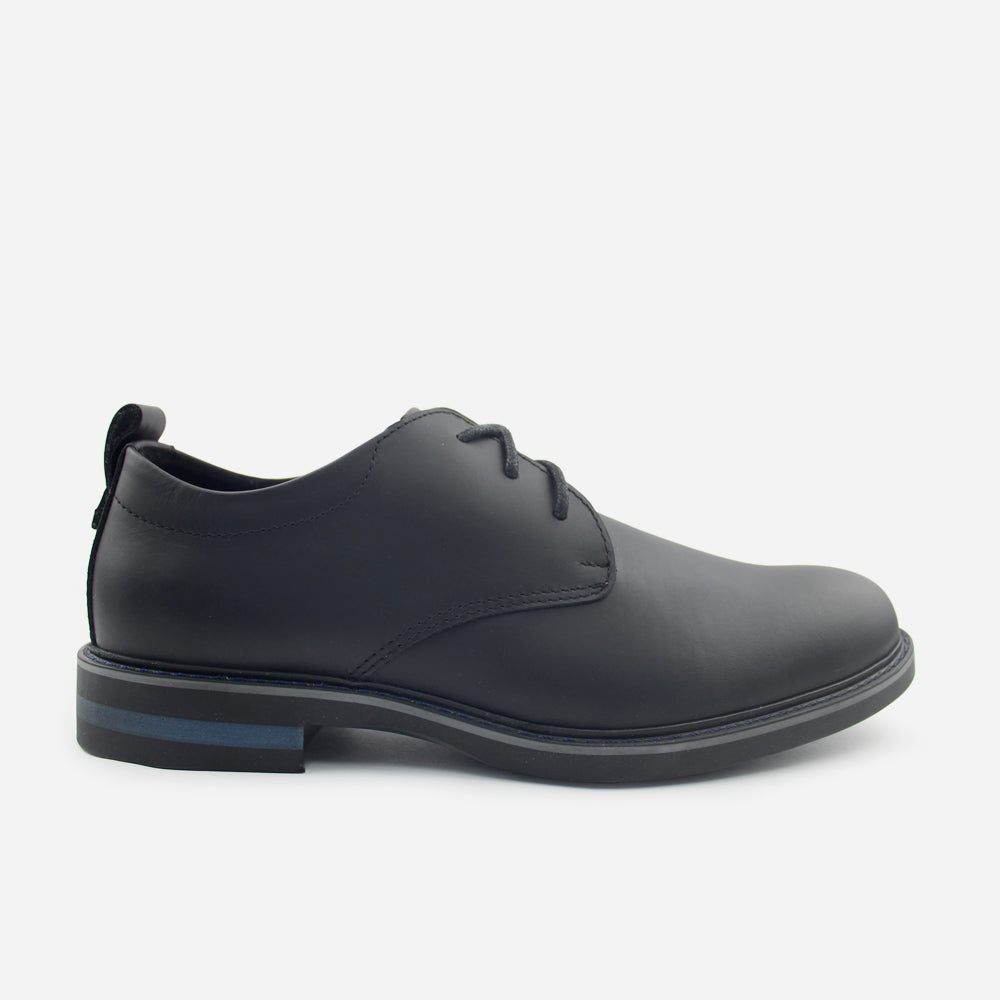 Tenis Oxfords oliver de cuero para hombre - Negro