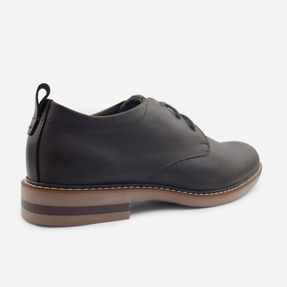 Tenis Oxfords oliver de cuero para hombre - Café