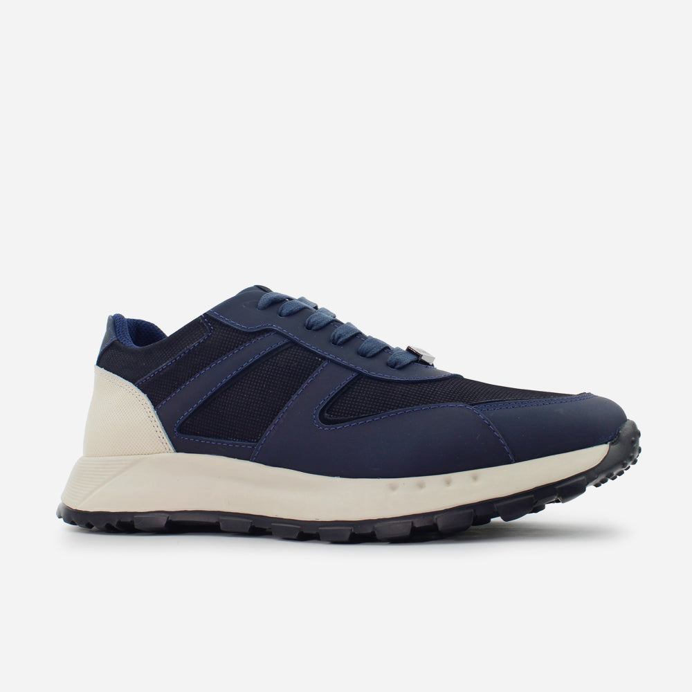 Tenis Sneakers nina de cuero para hombre - Azul