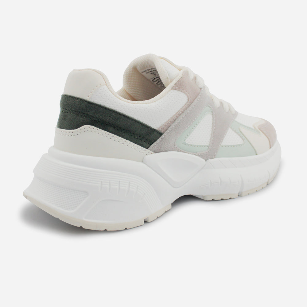 Tenis con plataforma lilith de sintético para mujer - Verde