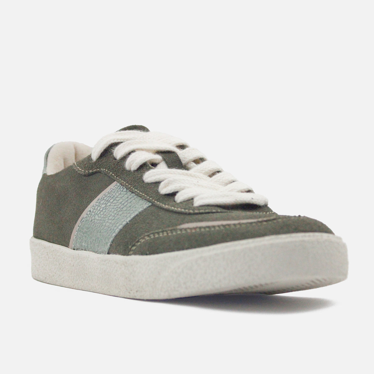 Tenis alice de cuero para mujer - Verde