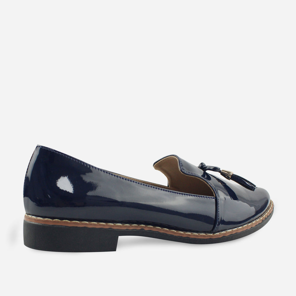 Mocasin sleeper camelia de sintético para mujer - Azul