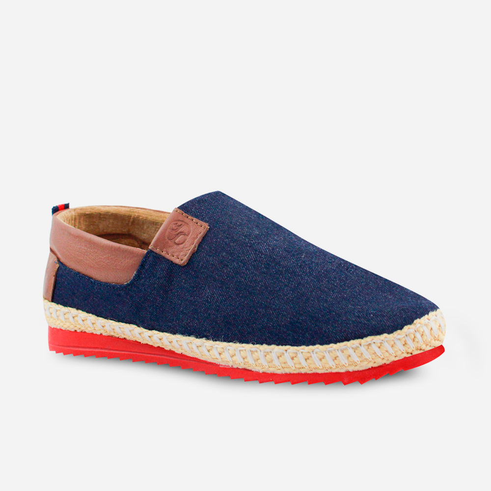 Espadrilla jones de textil para hombre - Azul