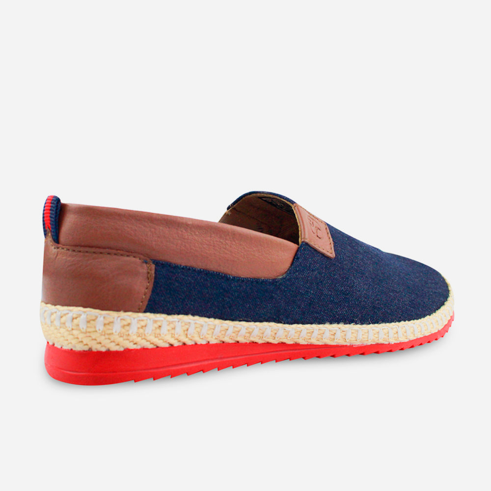 Espadrilla jones de textil para hombre - Azul