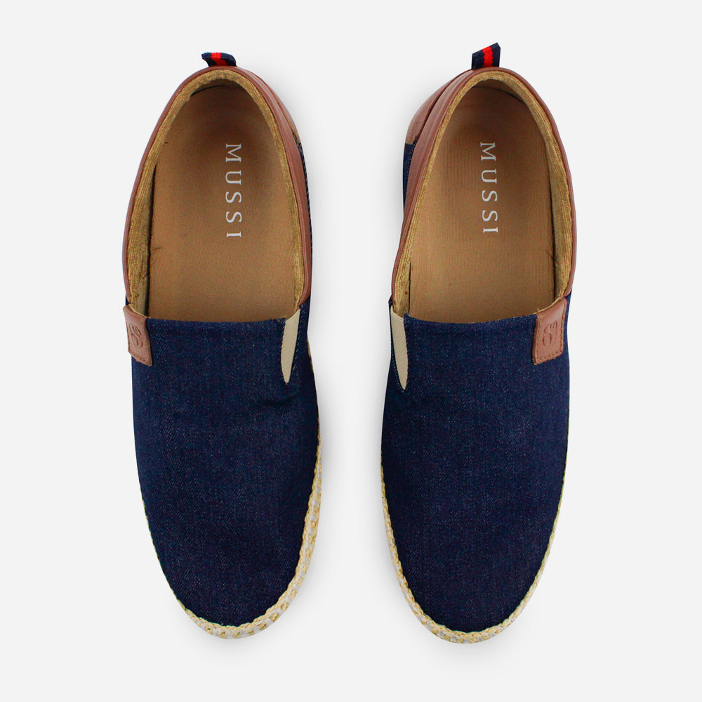 Espadrilla jones de textil para hombre - Azul