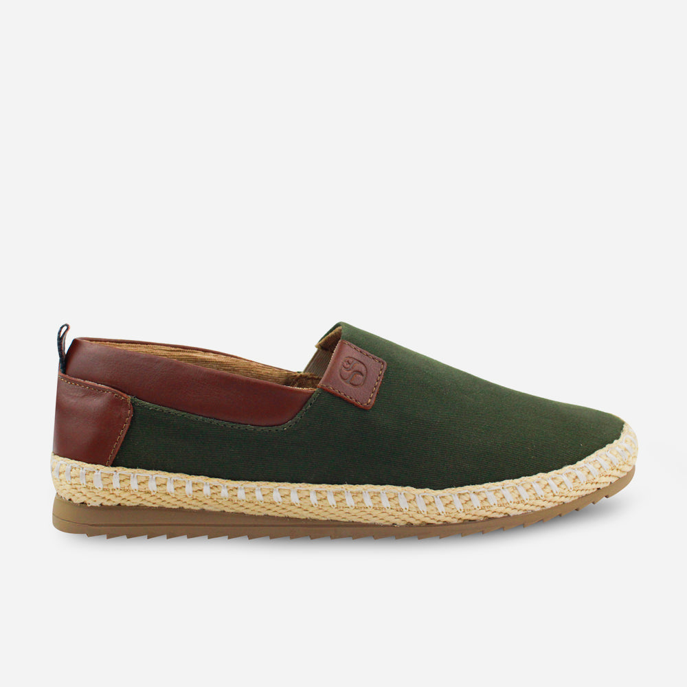 Espadrilla jones de textil para hombre - Verde