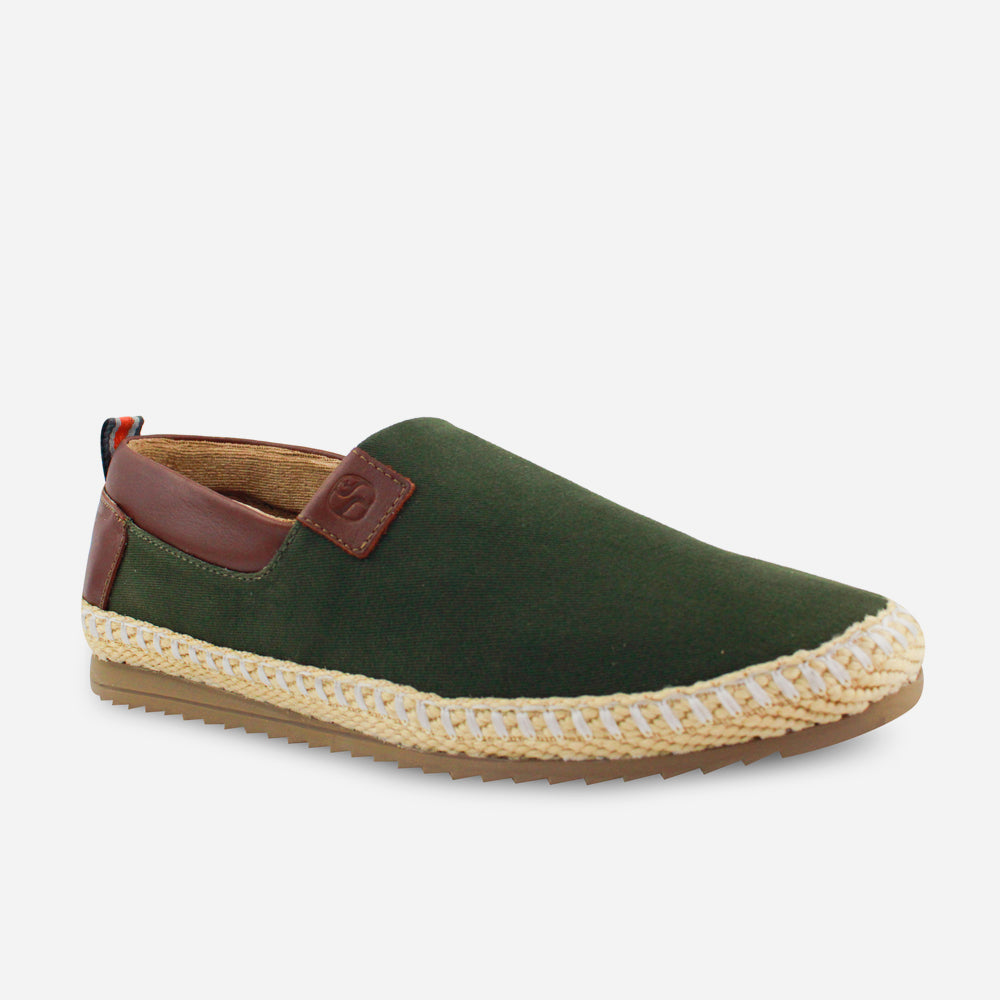 Espadrilla jones de textil para hombre - Verde