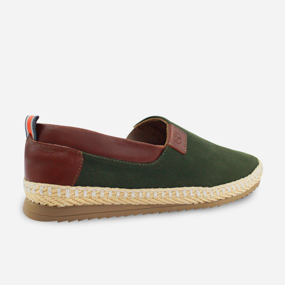 Espadrilla jones de textil para hombre - Verde