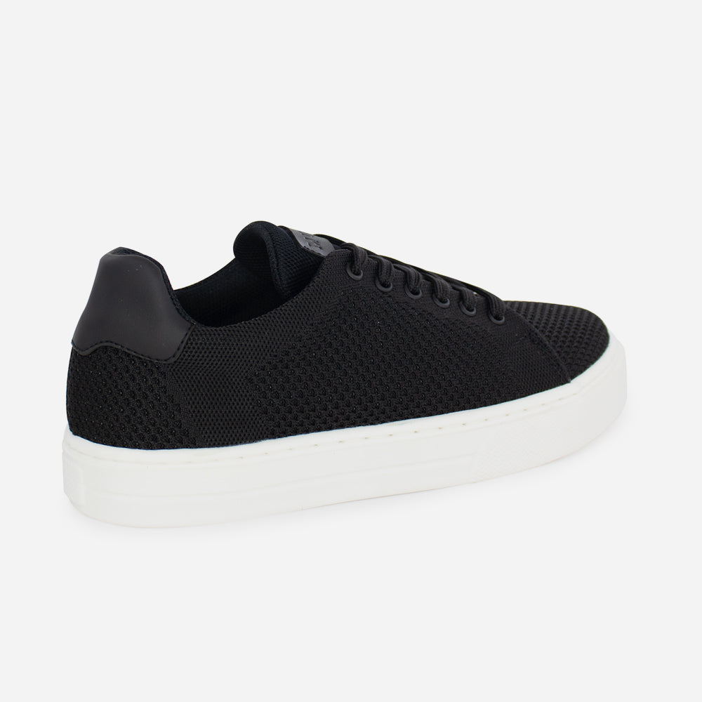 Tenis Sneakers polux de textil para hombre - Negro