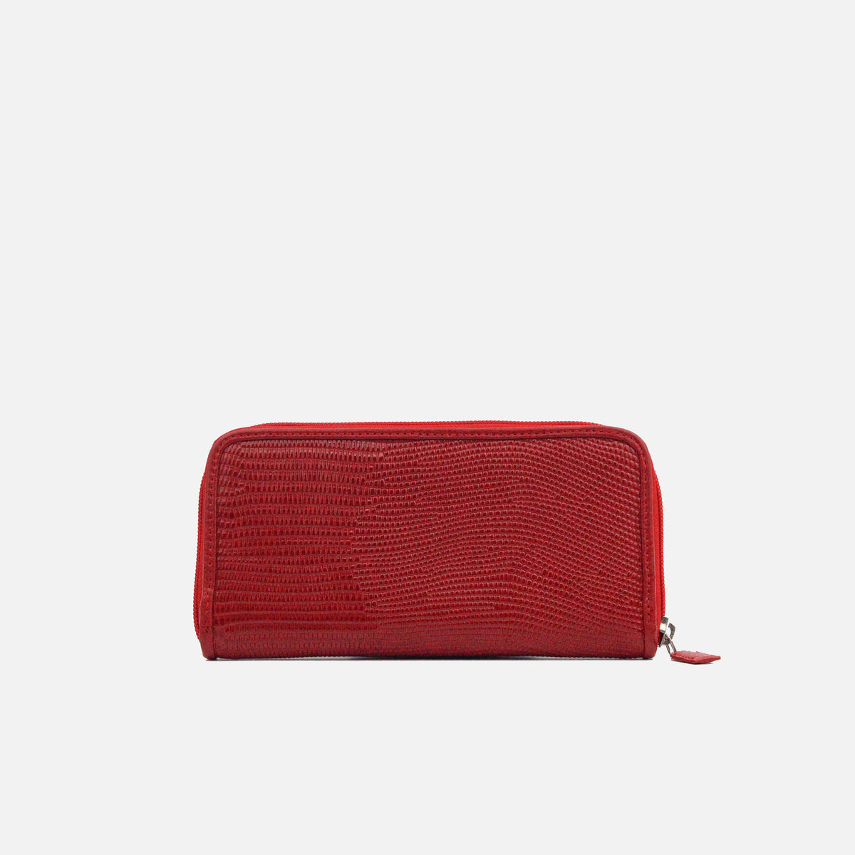 Billetera deev de cuero para mujer - Rojo